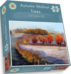 Autumn Walnut Trees Countryside