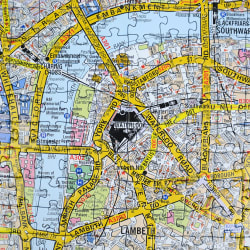 A to Z Map of London Jigsaw Puzzle for Adults Maps & Geography