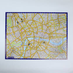 A to Z Map of London Jigsaw Puzzle for Adults Maps & Geography
