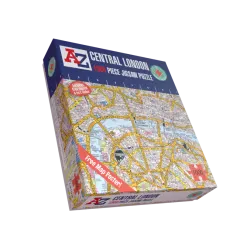 A to Z Map of London Jigsaw Puzzle for Adults Maps & Geography
