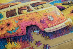 Take a Hippy "trip" 1000 Piece Jigsaw Puzzle - Scratch and Dent Travel