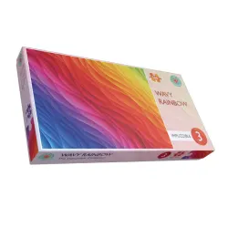 Wavy Rainbow Impuzzible 500 Piece Jigsaw Puzzle Rainbow & Gradient