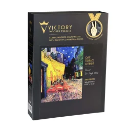 Caf&eacute; Terrace at Night Fine Art