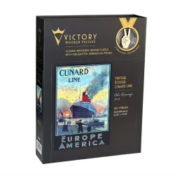 Vintage Poster Cunard Line Boat