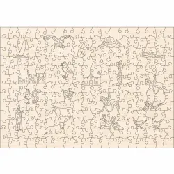 Vintage Poster Jersey Landscape