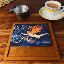 Vintage Poster - Cycles Gladiator - Mini Quarter Tin Nostalgic & Retro