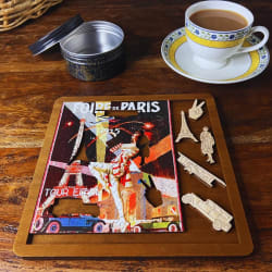 Vintage Poster - Foires De Paris - Mini Quarter Tin Nostalgic & Retro