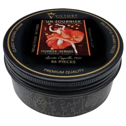 Vintage Poster - Un Fournier - Mini Quarter Tin People