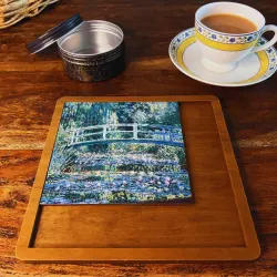 Water Lilies & Japanese Bridge - Mini Quarter Tin Impressionism & Post-Impressionism
