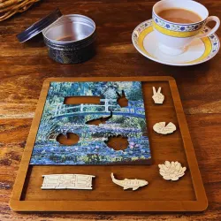 Water Lilies & Japanese Bridge - Mini Quarter Tin Impressionism & Post-Impressionism