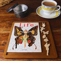 The Flapper - Life,1922 Mini Quarter Tin