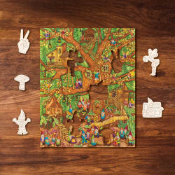 Gnomes Dance Party MINI QT Flower & Garden