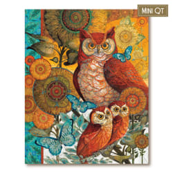 Owls In Bloom MINI QT Birds