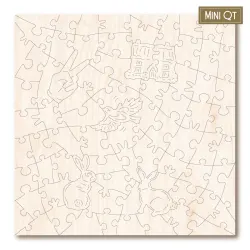 Cottage Garden & Winter Rabbits MINI QT Countryside