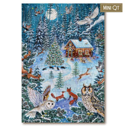 Winter Woodland Cottage MINI QT Winter