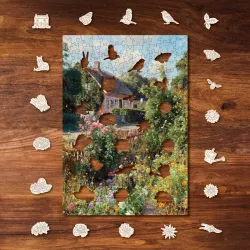 Blooming Cottage Garden Flower & Garden