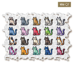 Meow (Tessellation) MINI QT Cats