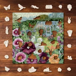 Hollyhocks Flower & Garden