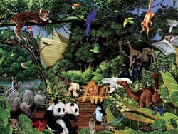 Noah's Gathering Animals Jigsaw Puzzle