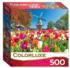 Puzzle Collector - Windmill Garden, Holland, Netherlands Flower & Garden Jigsaw Puzzle