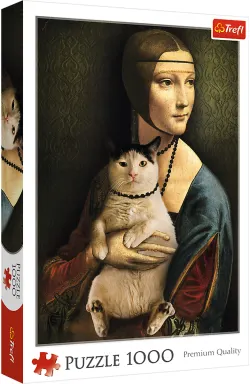 Lady With A Cat Fine Art