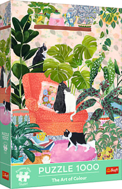 Premium Plus The Art of Color Home Sweet Home Cats