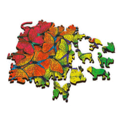 Rainbow Butterflies 500 +1 Wooden Puzzle Butterflies and Insects