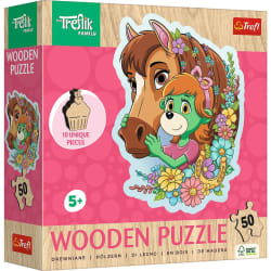 Happy Treflik Family Wood Craft Junior Puzzle Horse