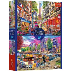 Trefl Premium Plus European capitals 2x 500 pc Puzzles Travel