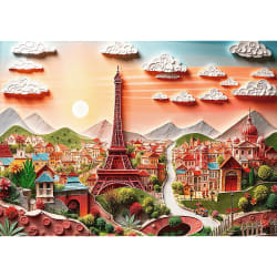 Trefl Red 40th Anniversary Paris 1000 Piece Paper Art Puzzle Paris & France