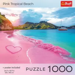 Trefl Red Pink Beach Indonesia Travel