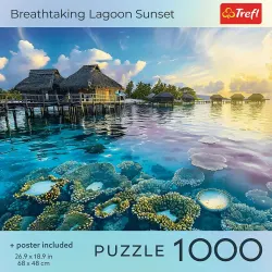 Trefl Red Tahiti Sunset Landscape