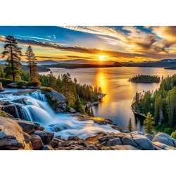 Trefl Red Lake Tahoe Sunset Landscape