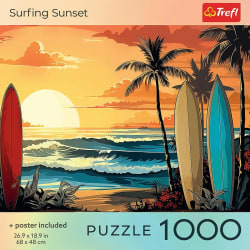Trefl Red Surfing Sunset Beach & Ocean