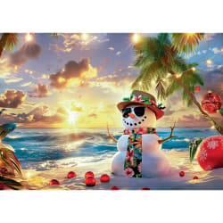 Paradise Snowman Christmas