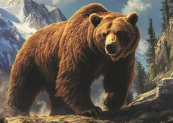 Red Kodiak Titan Animals