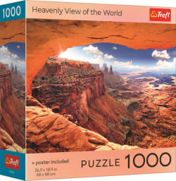 Red Heavenly view of World Travel