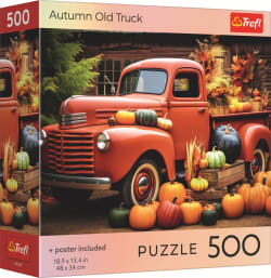 Trefl Red Autumn Old Truck Fall