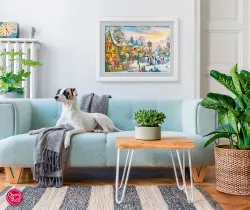 Winter Twilight Nostalgic & Retro