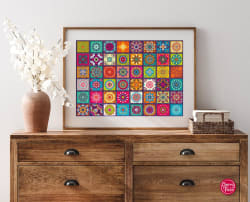 Ornamental Squares Quilting & Crafts