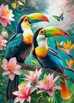 Toucans' Paradise Birds