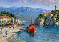 Seaside Village Landscape