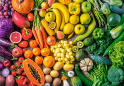 Rainbow of Vitamins Food and Drink