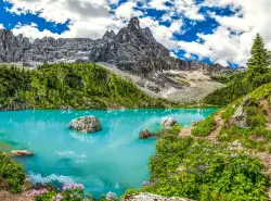 Lake Sorapis, Alps, Italy Travel
