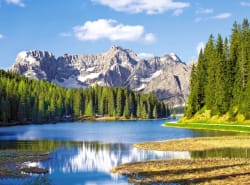 Misurina Lake, Italy Landscape