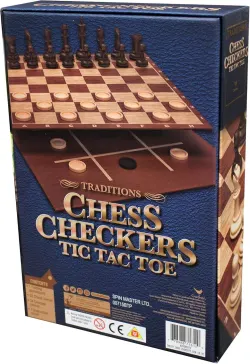 Chess - Checkers - Tic-Tac-Toe All In One