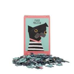 Pablo Pugcasso - 99 Piece Mini Puzzle Dogs