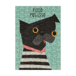 Pablo Pugcasso - 99 Piece Mini Puzzle Dogs