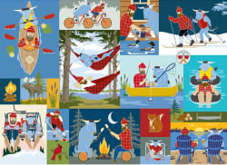 Adventures of Paul and Babe - Something's Amiss! Collage