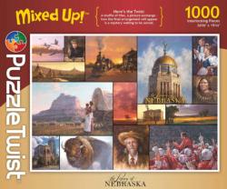 Legacy of Nebraska - Mixed Up! Collage Jigsaw Puzzle
